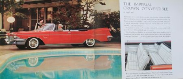 Chrysler Imperial Modelprogram 1960 Carbrochure (3588)